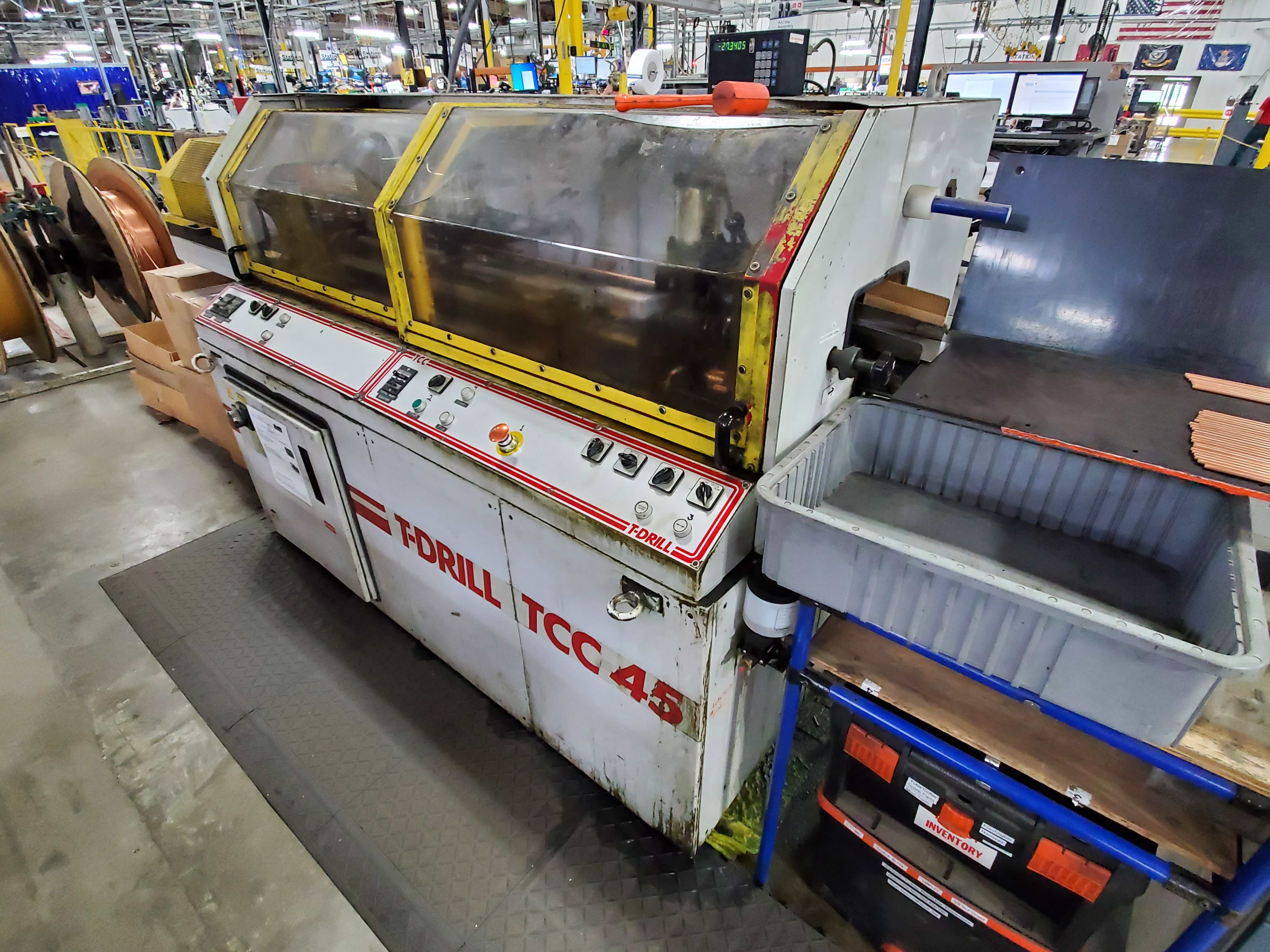 T-Drill TCC-45-HF-RF-6000 Straight Tube Cutoff Machine